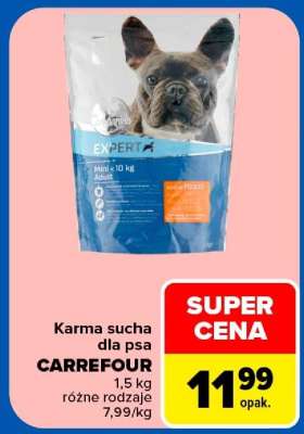 Karma sucha dla psa Carrefour
