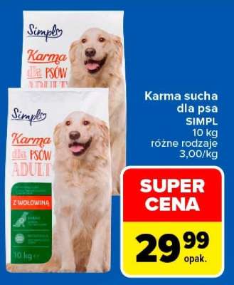 Karma sucha dla psa SIMPL