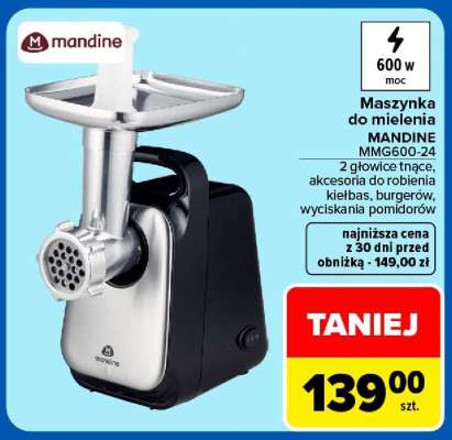 Maszynka do mielenia MANDINE MMG600-24