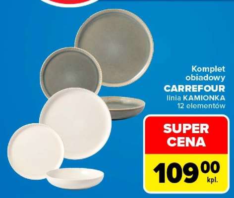 Komplet obiadowy CARREFOUR linia KAMIONKA