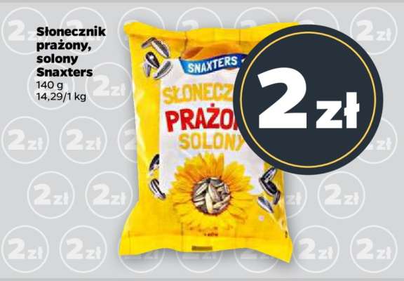 Słonecznik prażony solony Snaxters