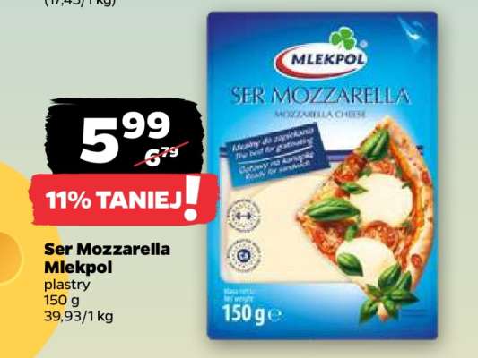 Ser Mozzarella Mlekpol