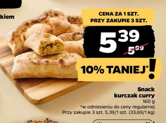 Snack kurczak curry