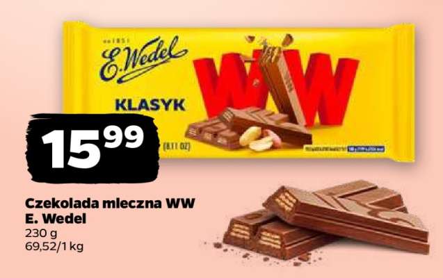 Czekolada mleczna WW E. Wedel