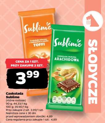 Czekolada Sublime