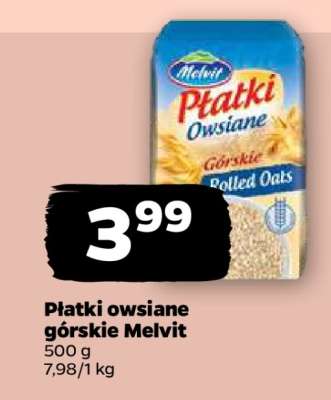 Płatki owsiane górskie Melvit