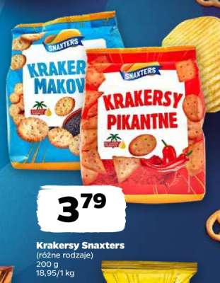Krakersy Snaxters