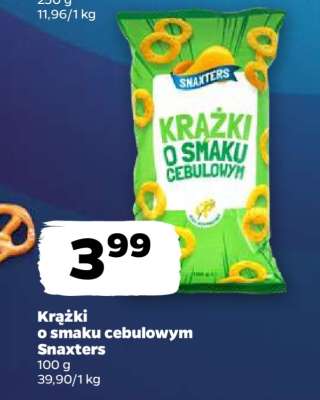 Krążki o smaku cebulowym Snaxters