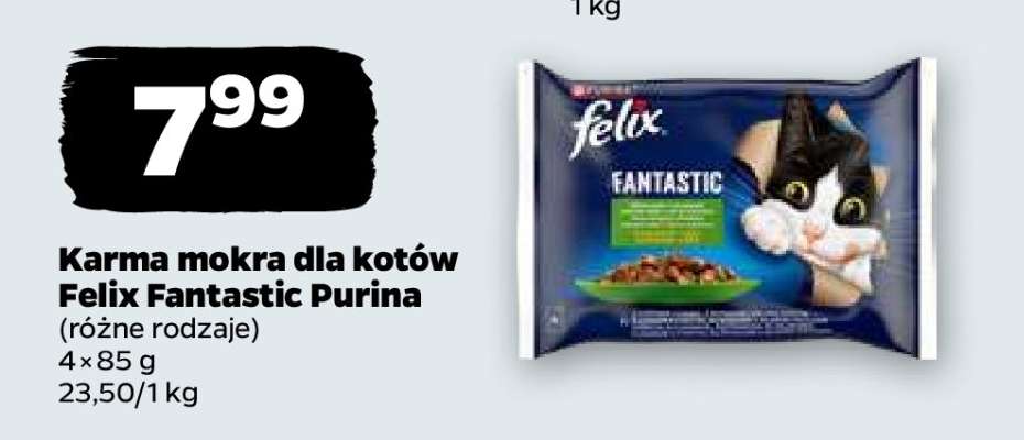 Karma mokra dla kotów Felix Fantastic Purina