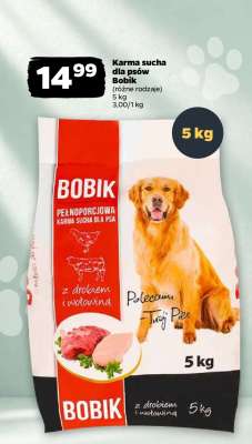 Karma sucha dla psów Bobik