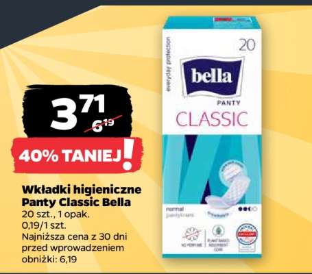 Wkładki higieniczne Panty Classic Bella