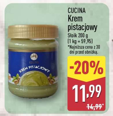 CUCINA Krem pistacjowy