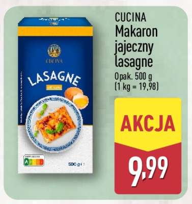 CUCINA Makaron jajeczny lasagne