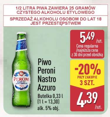 Piwo Peroni Nastro Azzuro*