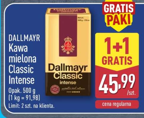 Dallmayr Kawa mielona Classic Intense