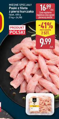 Paski z fileta z piersi kurczaka