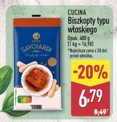 CUCINA Biszkopty typu włoskiego