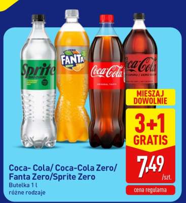 Coca-Cola/ Coca-Cola Zero/ Fanta Zero/ Sprite Zero