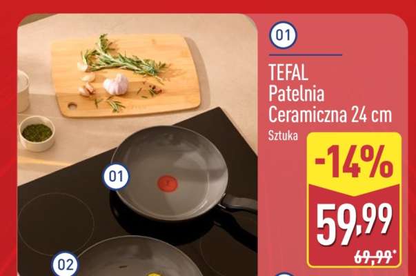 TEFAL Patelnia Ceramiczna 24 cm