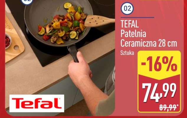 TEFAL Patelnia Ceramiczna 28 cm