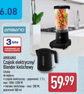 AMBIANO Czajnik elektryczny/Blender kielichowy
