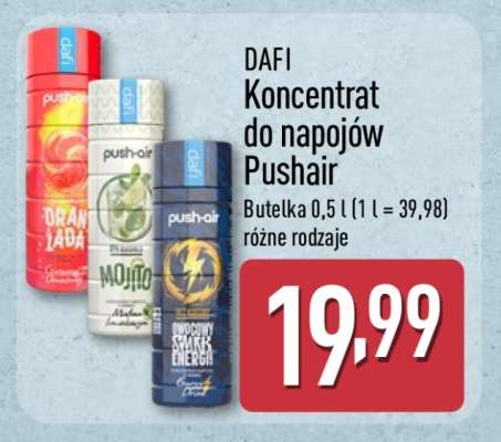 DAFI Koncentrat do napojów Pushair