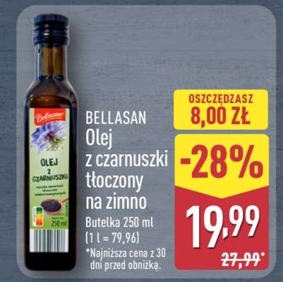 BELLASAN Olej z czarnuszki tłoczony na zimno