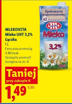 MLEKOVITA Mleko UHT 3,2% Łączka