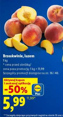 Brzoskwinie, luzem