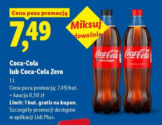 Coca-Cola lub Coca-Cola Zero