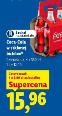 Coca-Cola w szklanej butelce