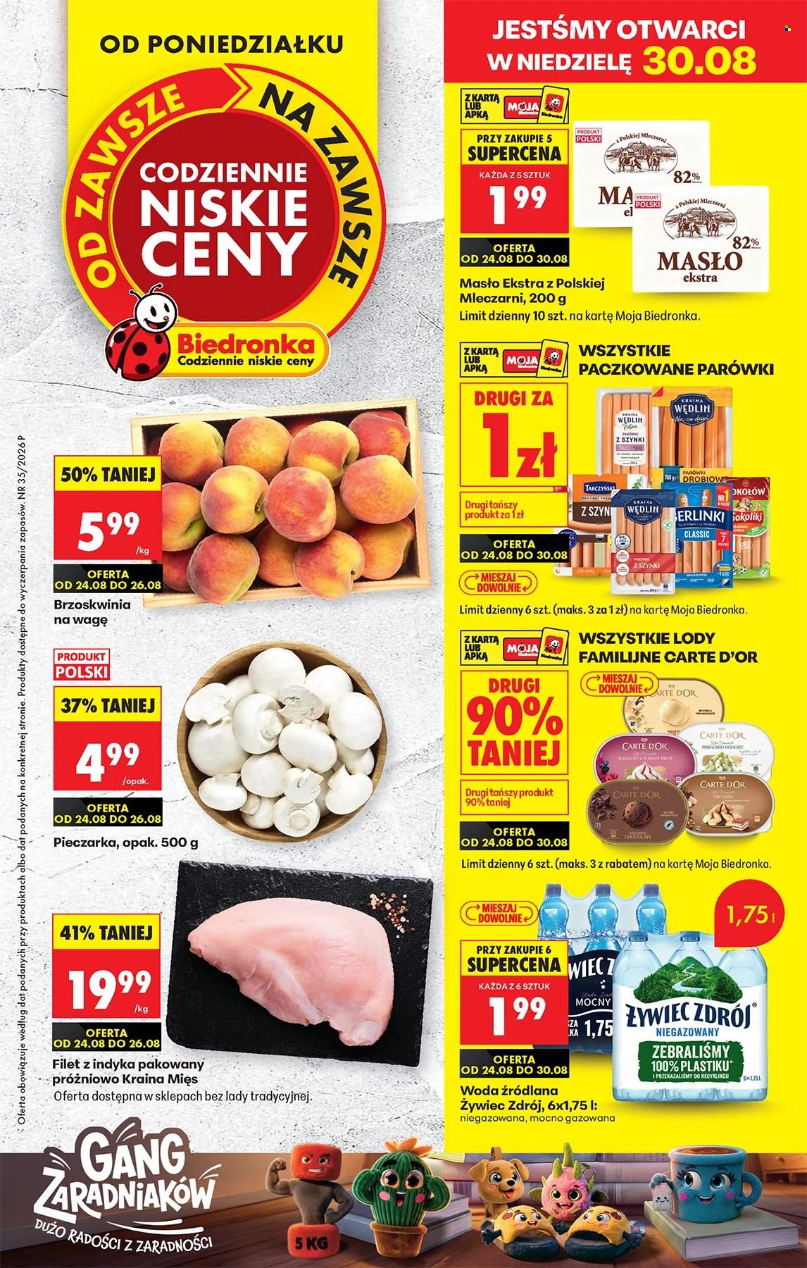 Gazetka Biedronka - 24.08.2026 - 30.08.2026. Strona 1