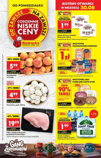 Gazetka Biedronka - 24.08.2026 - 30.08.2026.