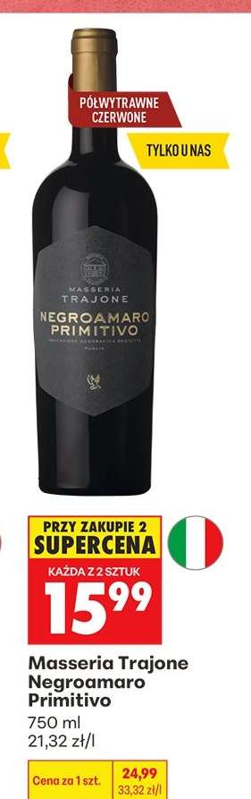 Masseria Trajone Negroamaro Primitivo