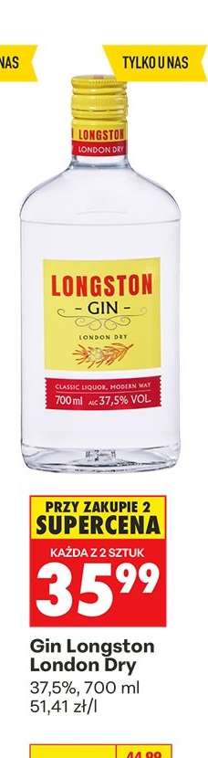 GIN LONGSTON LONDON DRY