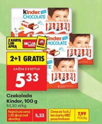 Czekolada Kinder, 100 g