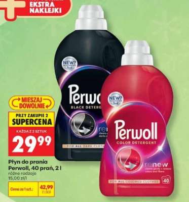 Płyn do prania Perwoll, 40 prań, 2 l