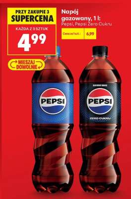 Napój gazowany, 1 l: Pepsi, Pepsi Zero Cukru