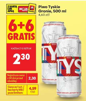 Piwo Tyskie Gronie, 500 ml