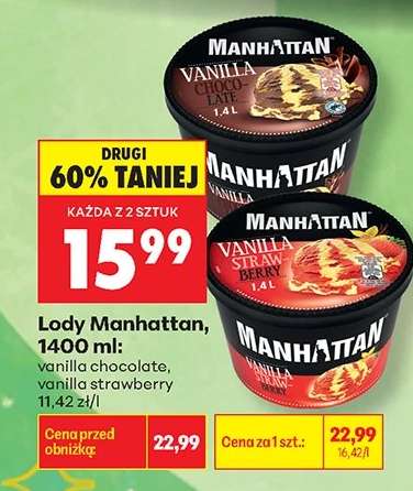 Lody Manhattan, 1400 ml