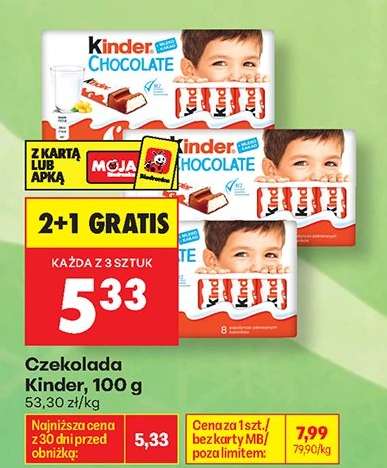 Czekolada Kinder, 100 g