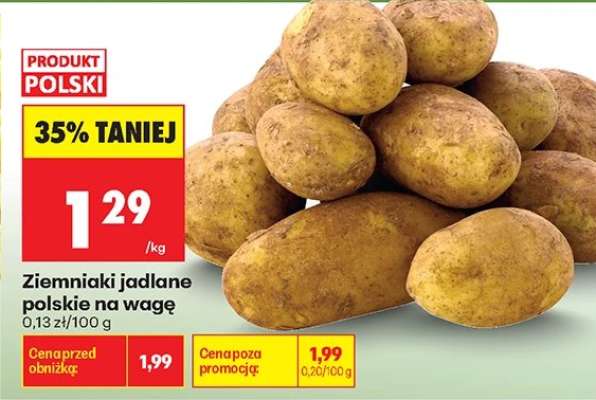 Ziemniaki jadalne polskie na wagę