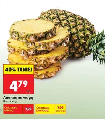 Ananas na wagę