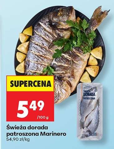 Świeża dorada patroszona Marinero