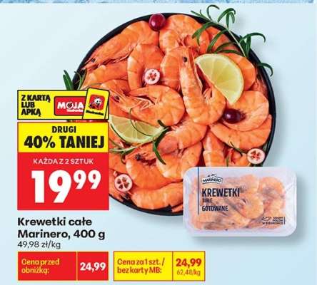 Krewetki całe Marinero 400 g