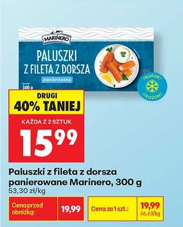 Paluszki z fileta z dorsza panierowane Marinero , 300 g