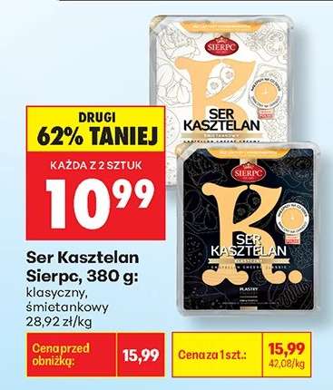 Ser Kasztelan Sierpc, 380 g
