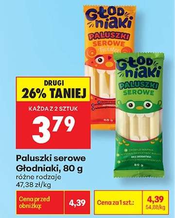 Paluszki serowe Głodniaki 80 g