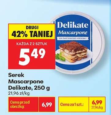 Serek Mascarpone Delikate 250 g