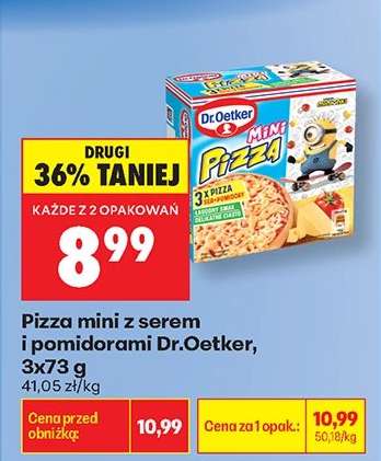 Pizza mini z serem i pomidorami Dr.Oetker 3x73 g